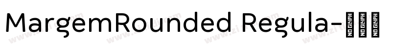 MargemRounded Regula字体转换